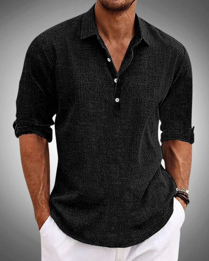 Camisa Clásica de Algodón Sabbio