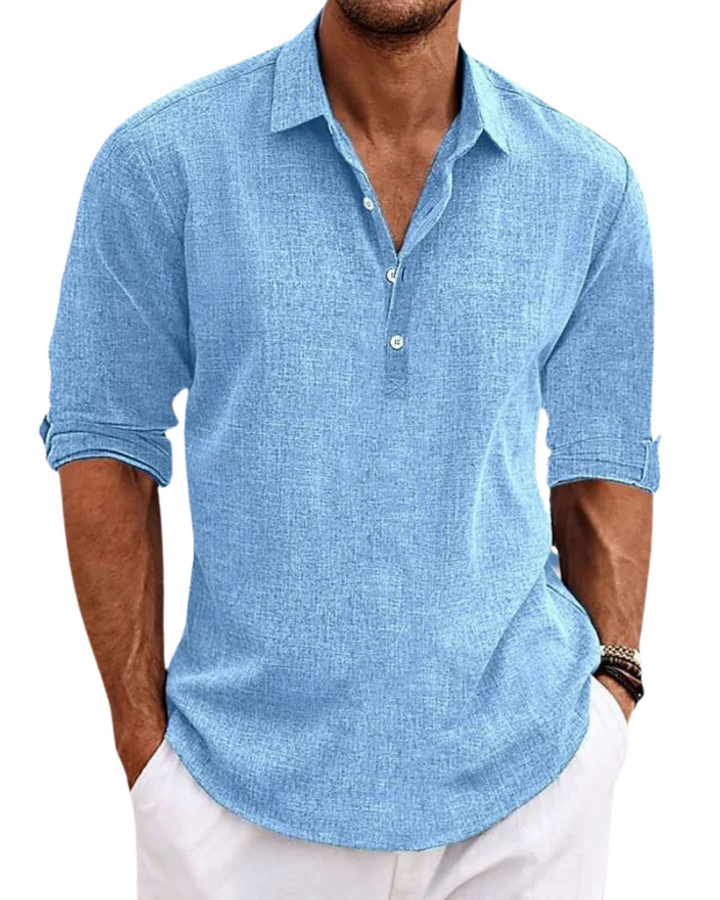 Camisa Clásica de Algodón Sabbio